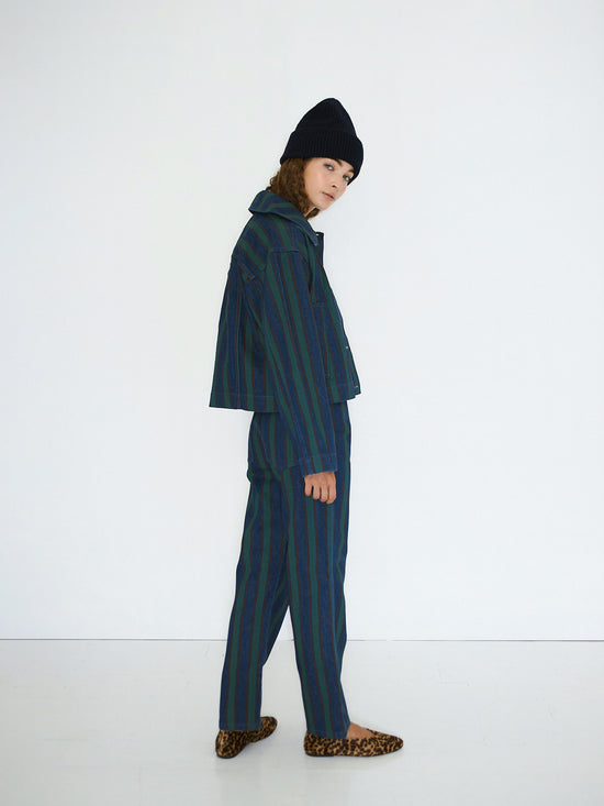 Maru Striped Denim