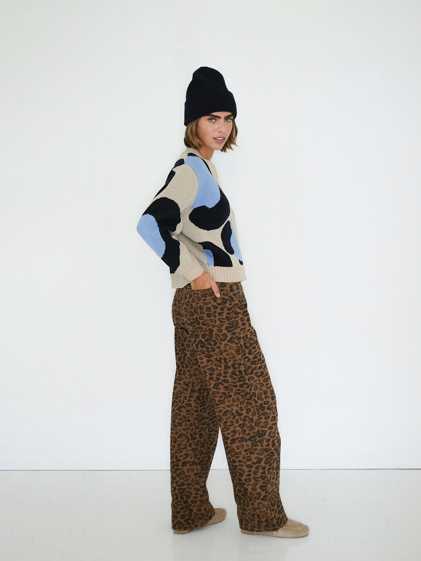 Nora Animal Print Cardigan