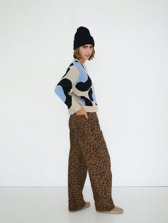 Nora Animal Print Cardigan