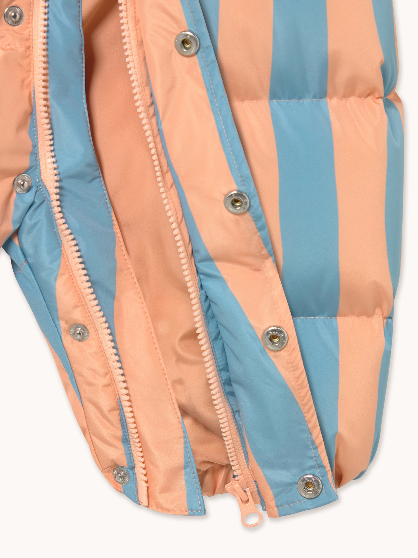 Blue Stripes Padded Overall