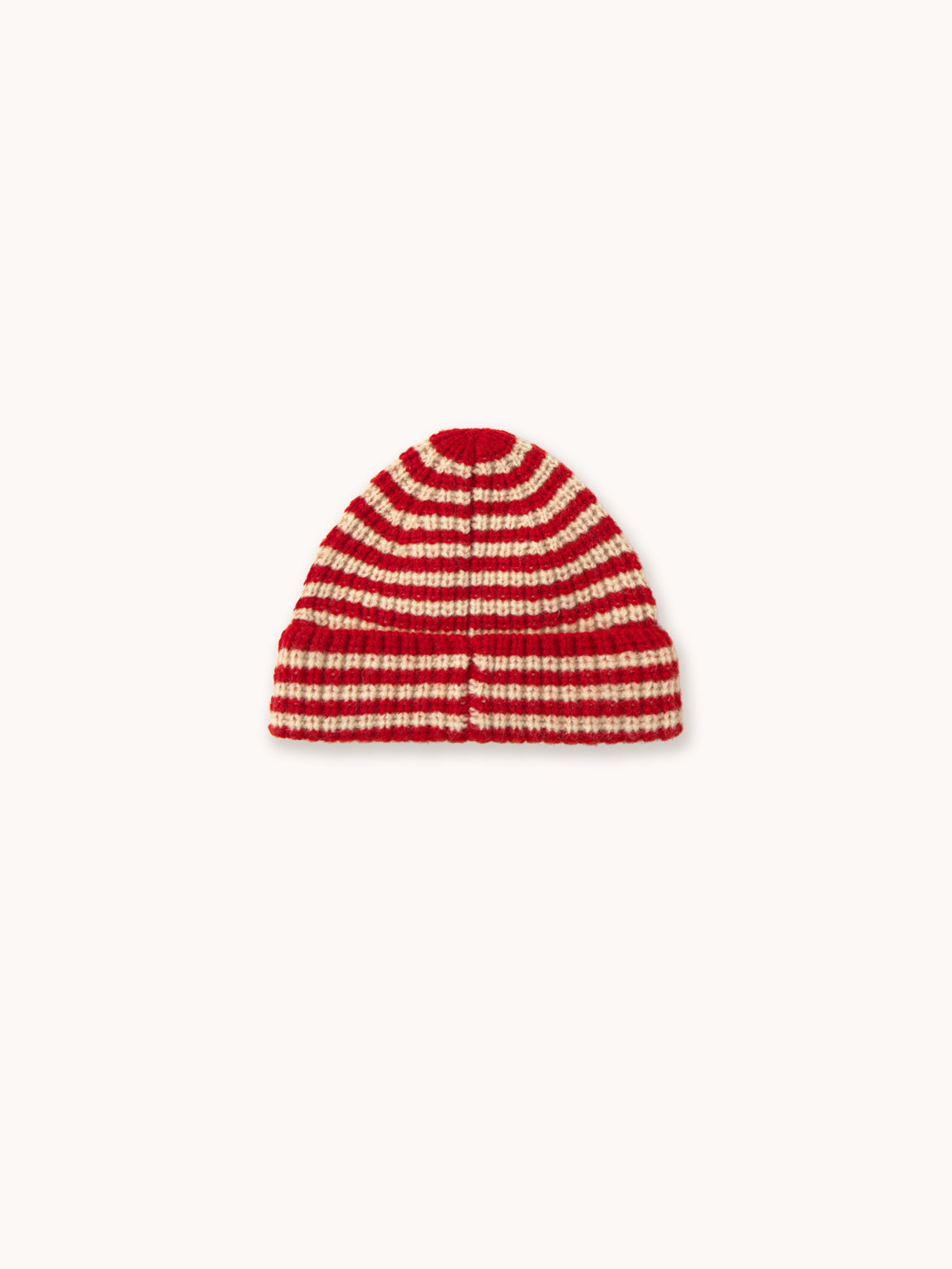 Dark Red Stripes Beanie