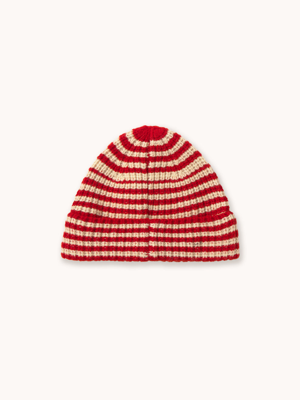 Dark Red Stripes Kids Beanie