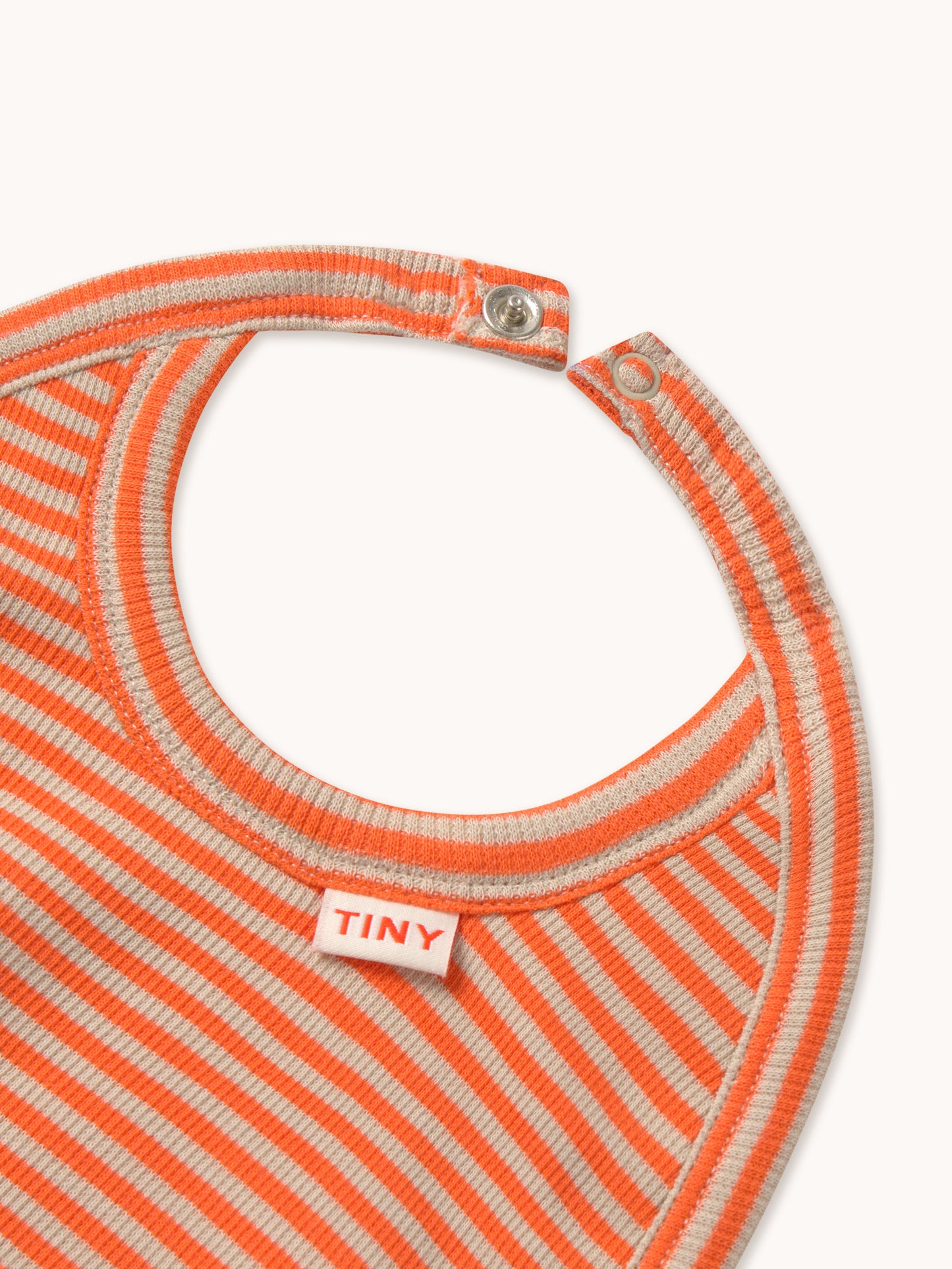 Red Stripes Rib Bib