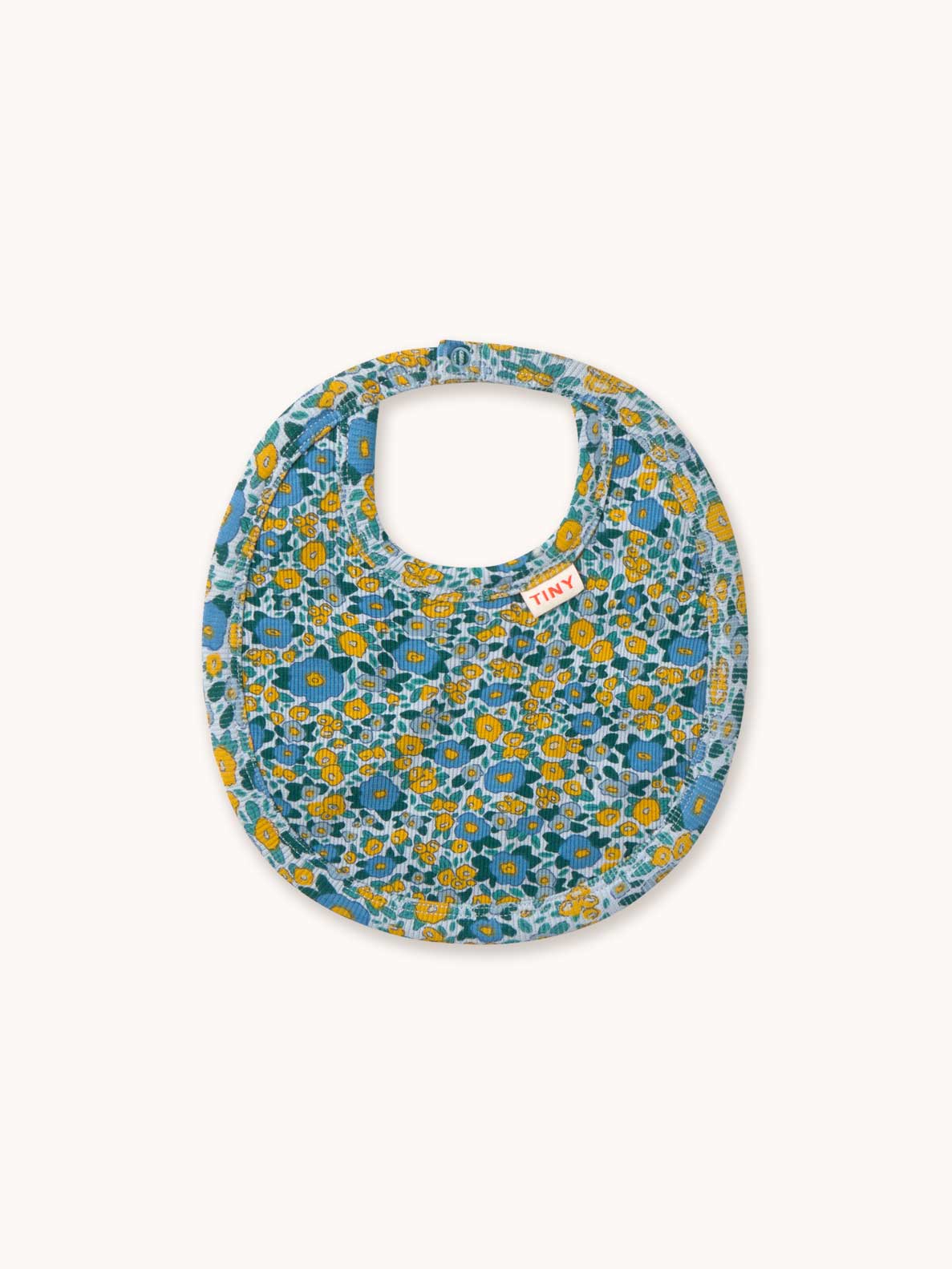 Flower Pattern Rib Bib