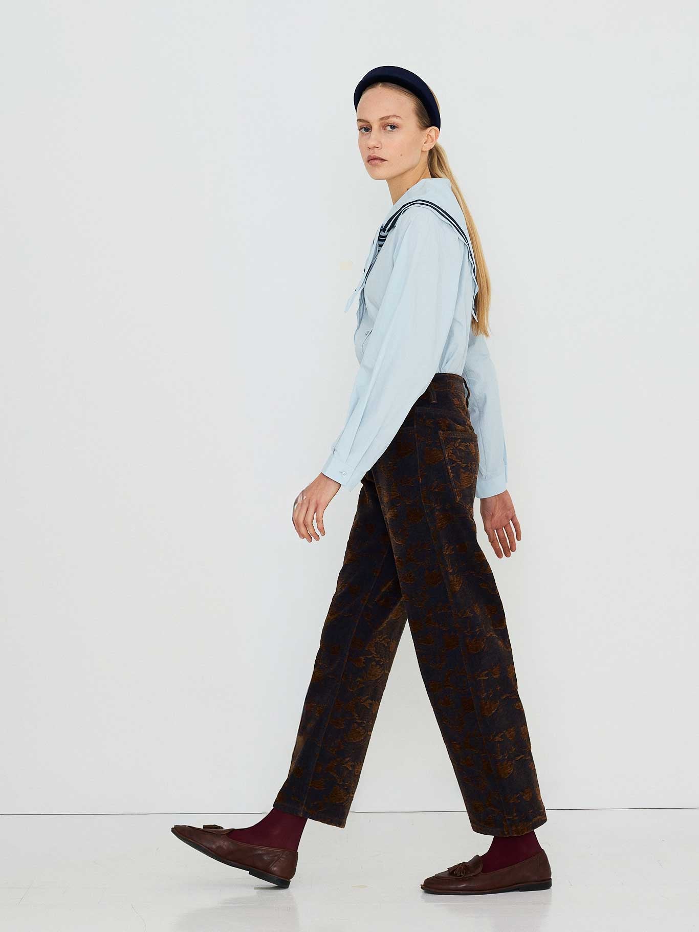 Scarf Neck Blouse