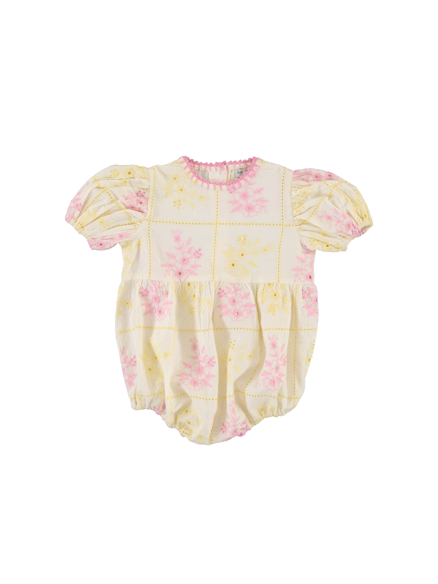 Patchwork Embroidery Alba Romper