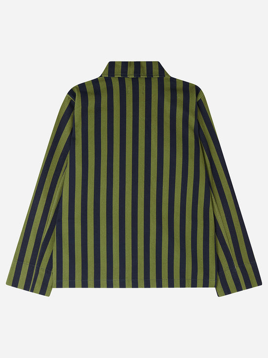 Olive & Navy Stripe Arnold Jacket