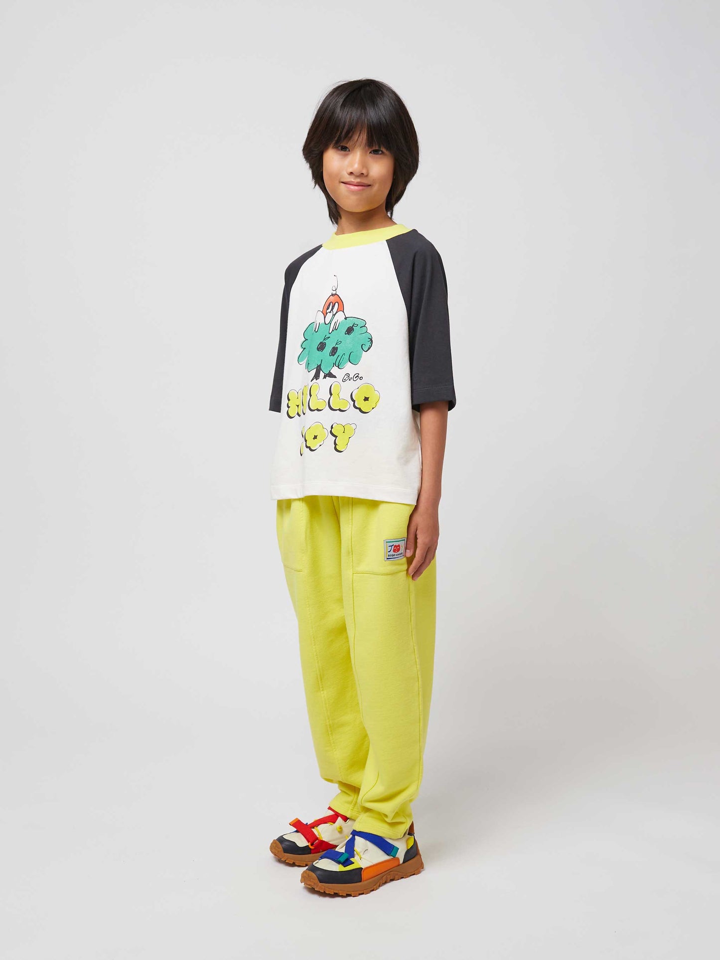 Hello Joy Ranglan Sleeves T-Shirt