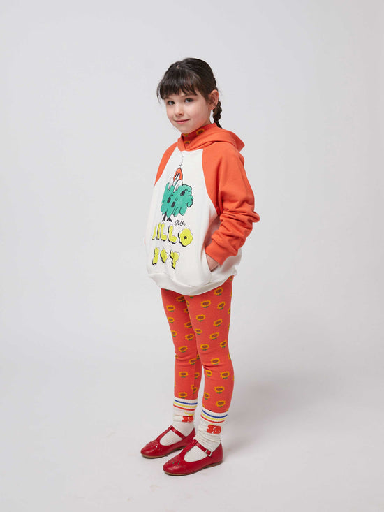 Hello Joy Ranglan Sleeves Hoodie