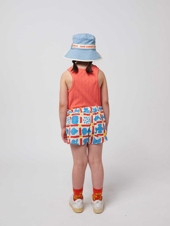 Geometric Game All Over Woven Shorts