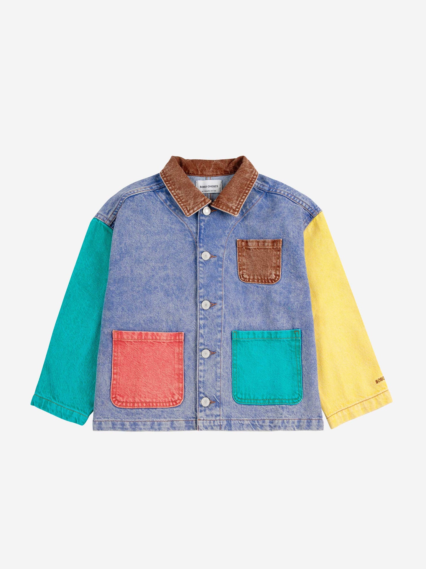 Colour Block Denim Jacket