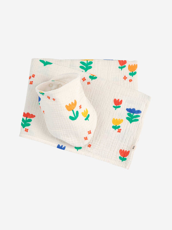 Garden Party All Over Muslin & Bib Set