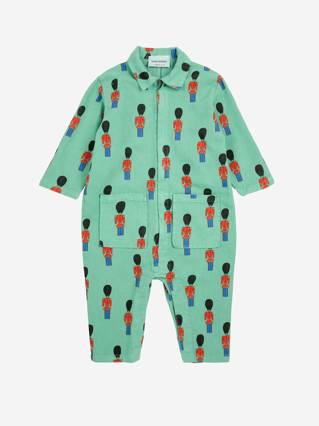 Little Tin Soldiers All Over Woven Baby Overall