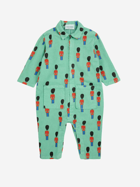 Little Tin Soldiers All Over Woven Baby Overall