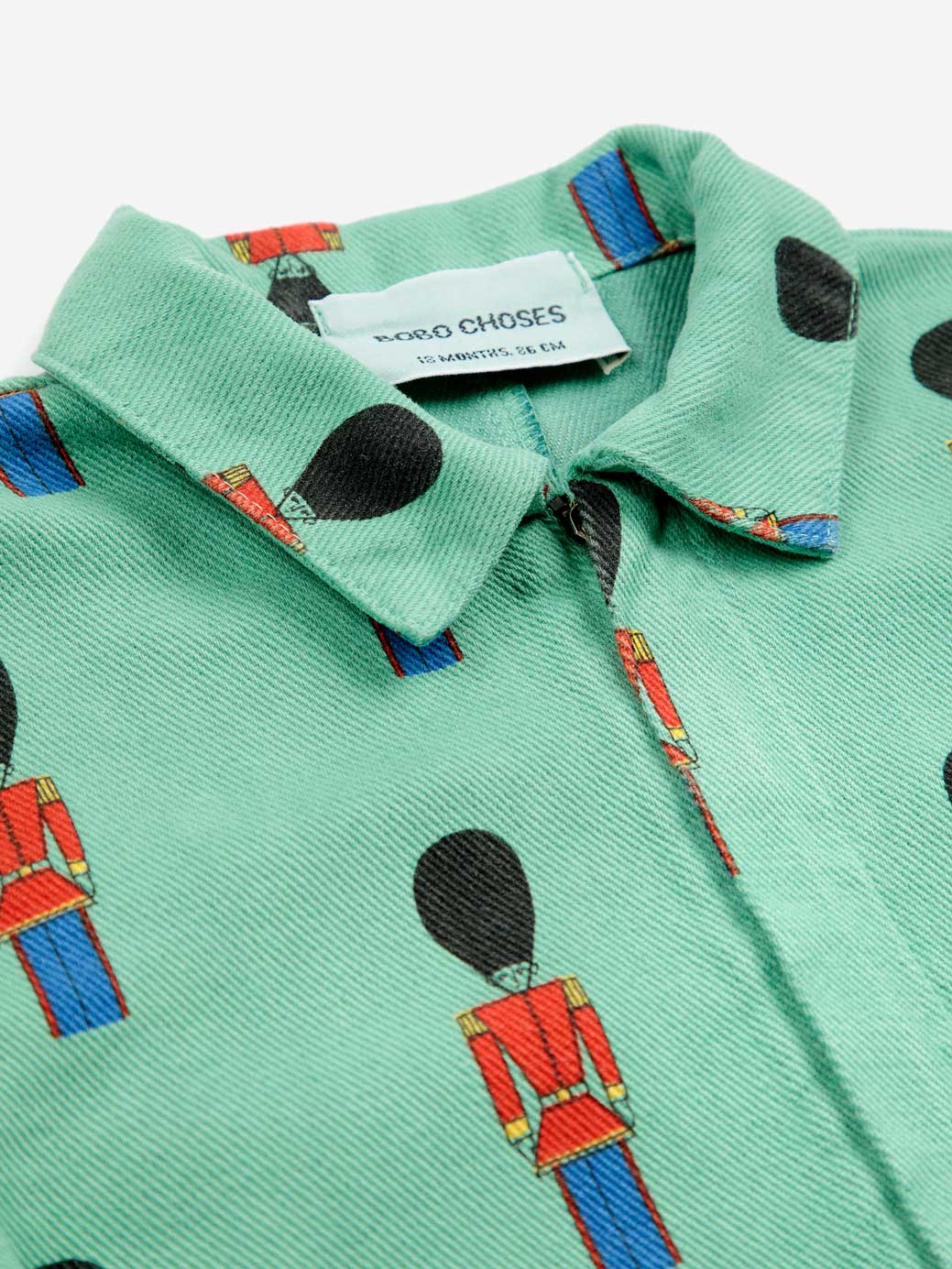 Little Tin Soldiers All Over Woven Baby Overall