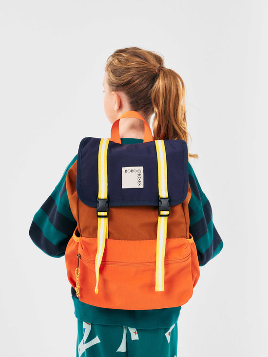 Colour Block Technic Backpack