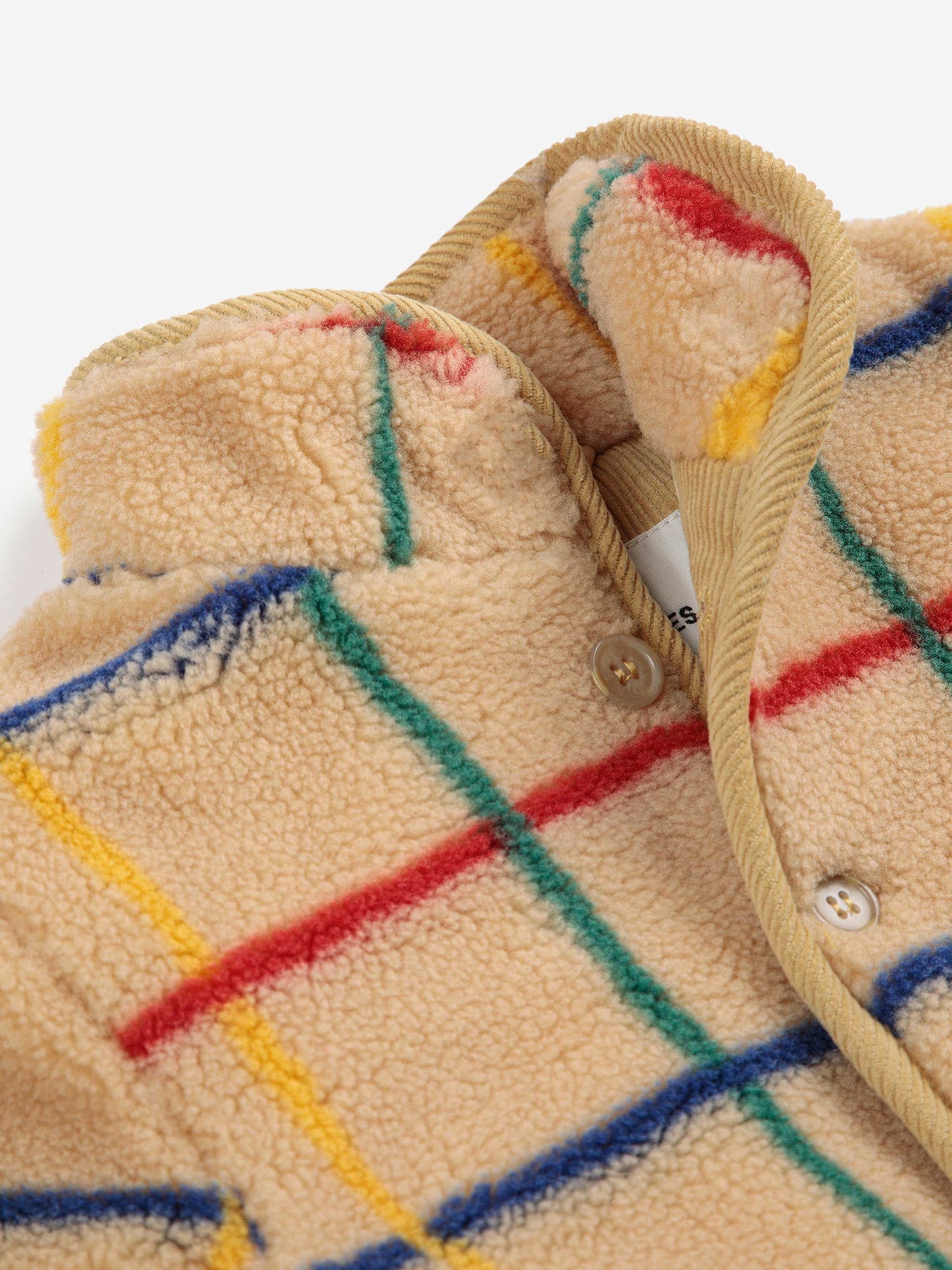 Stripe Colour Sheepskin Jacket