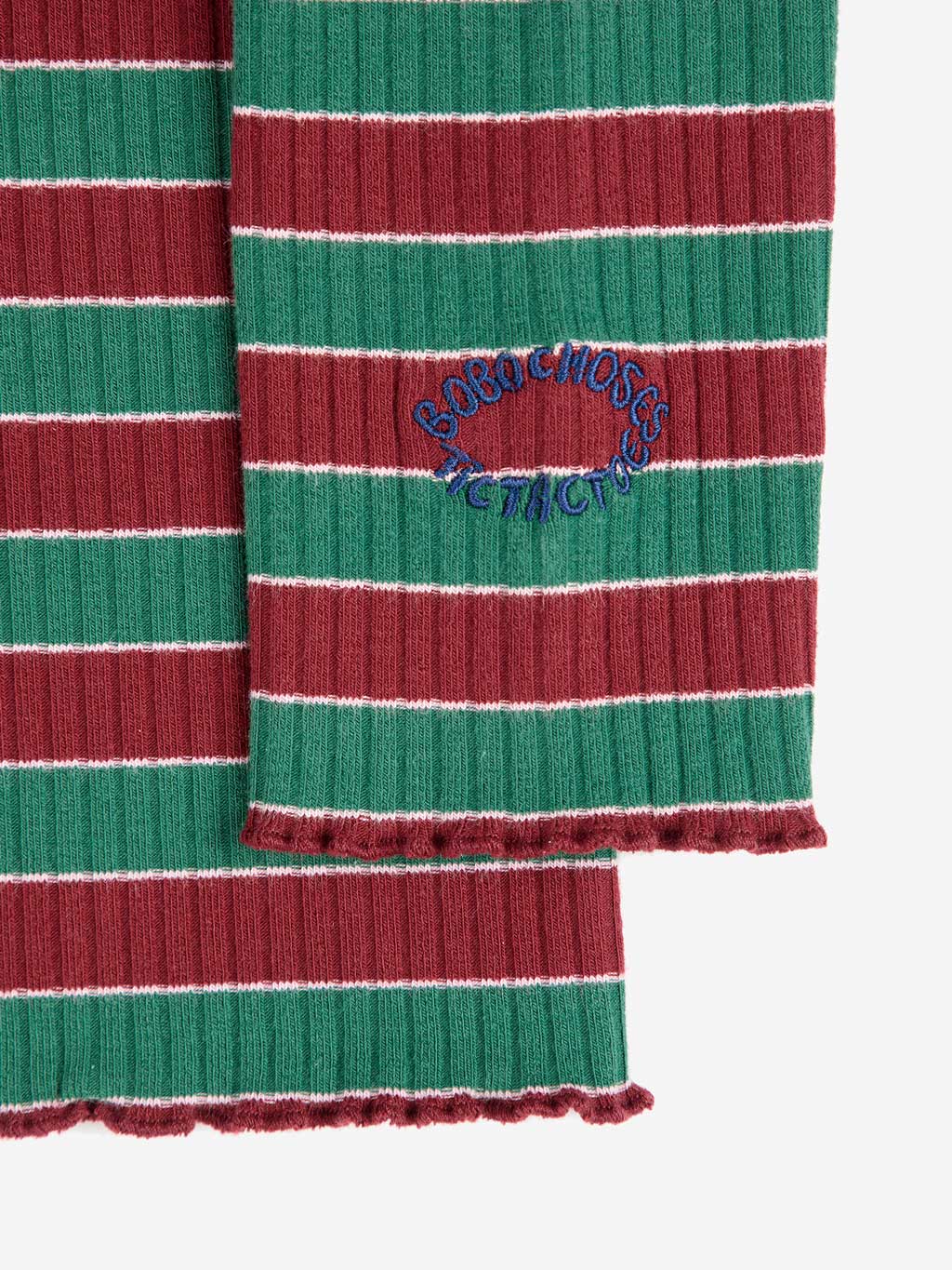 Multicolour Stripes Turtle Neck T-Shirt