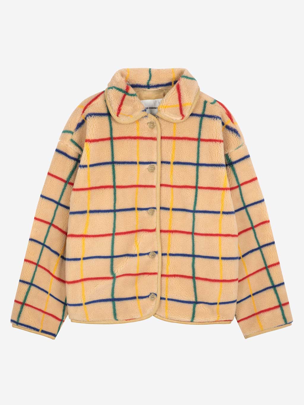 Colour Striped Sheepskin Jacket