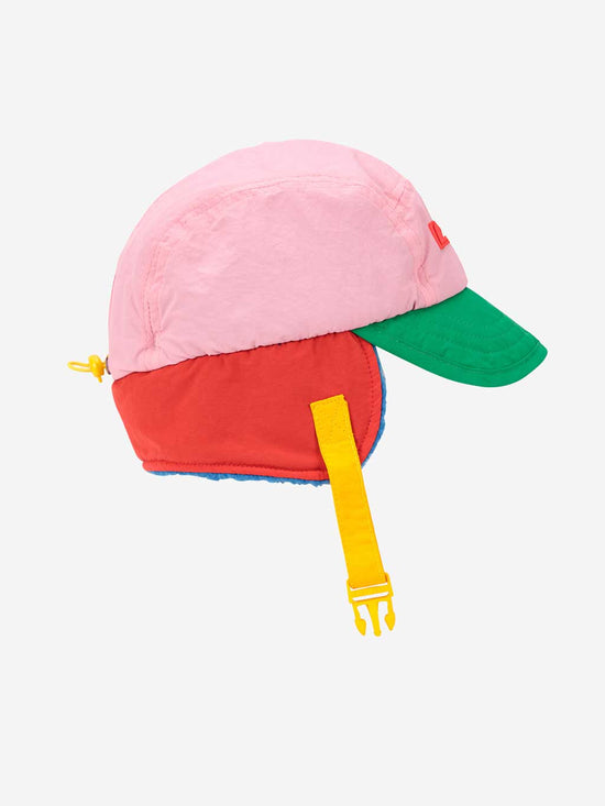 Pink Bobo Choses Colour Block Winter Cap