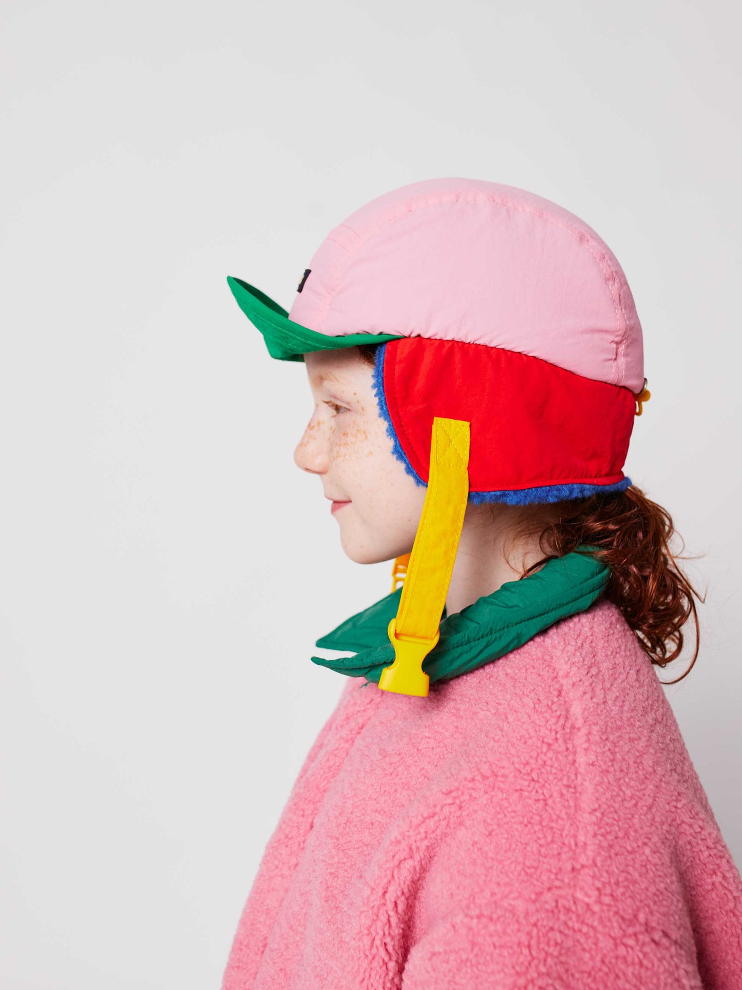 Pink Bobo Choses Colour Block Winter Cap