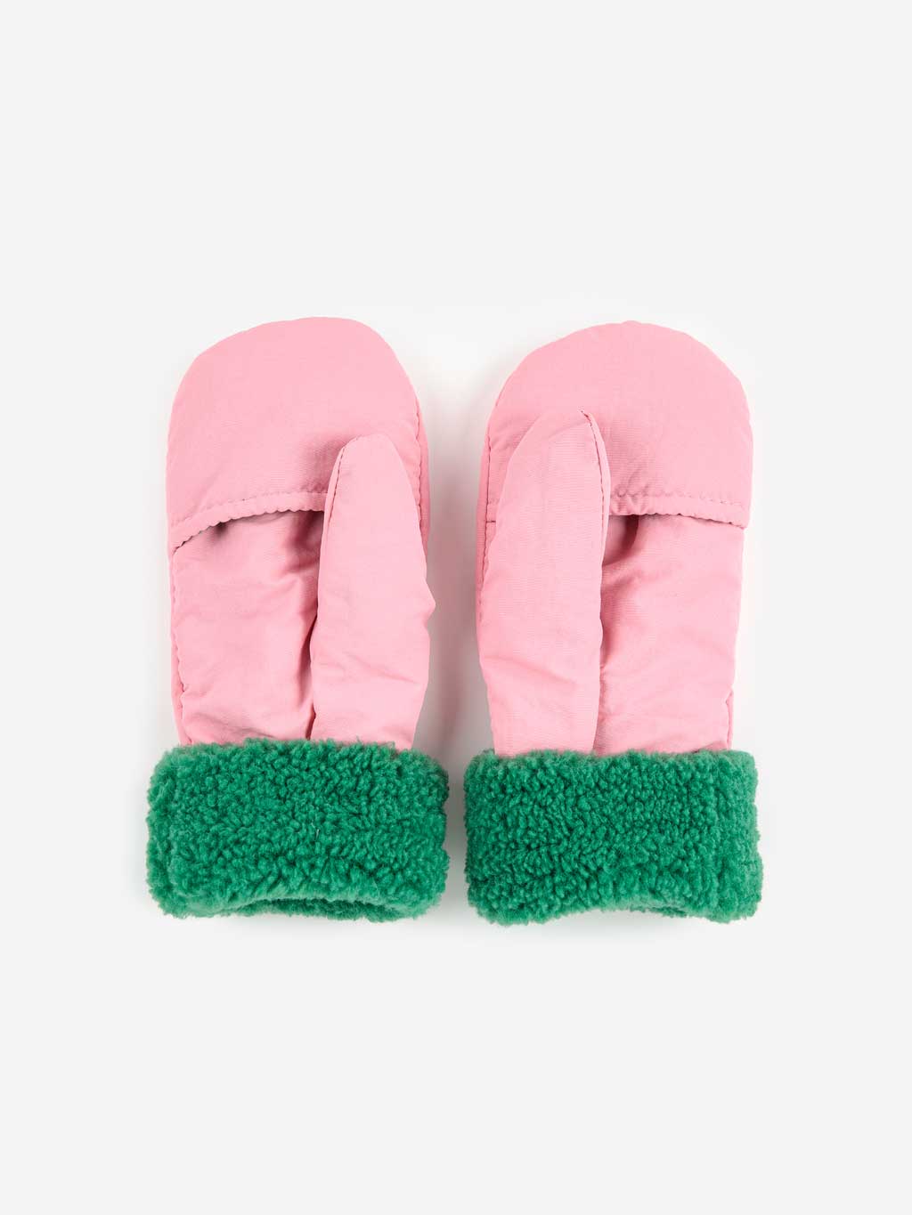 Pink Bobo Choses Bicolour Mittens