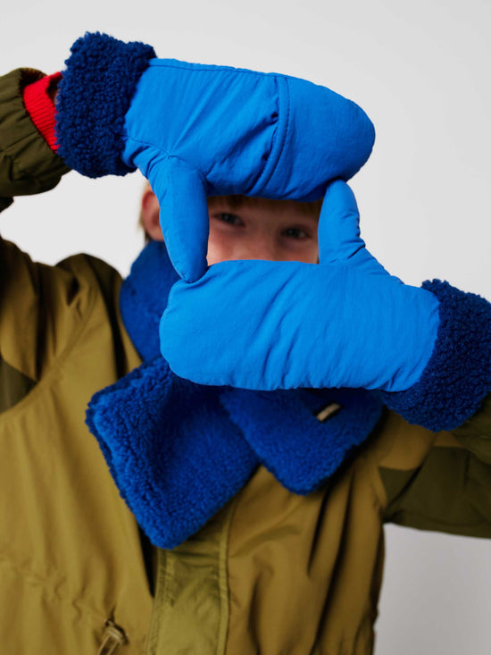 Blue Bobo Choses Bicolour Mittens