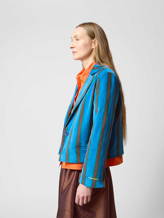 Striped All Over Blazer