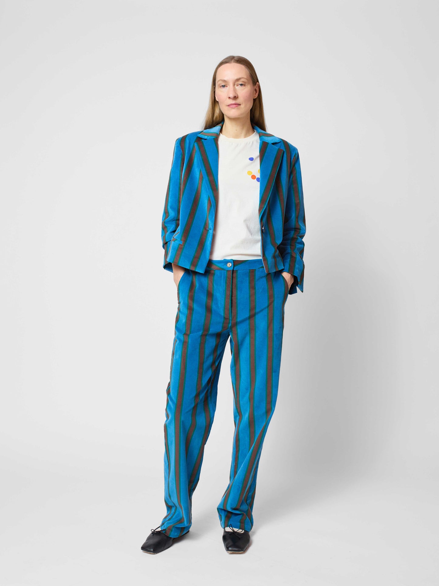 Striped All Over Blazer