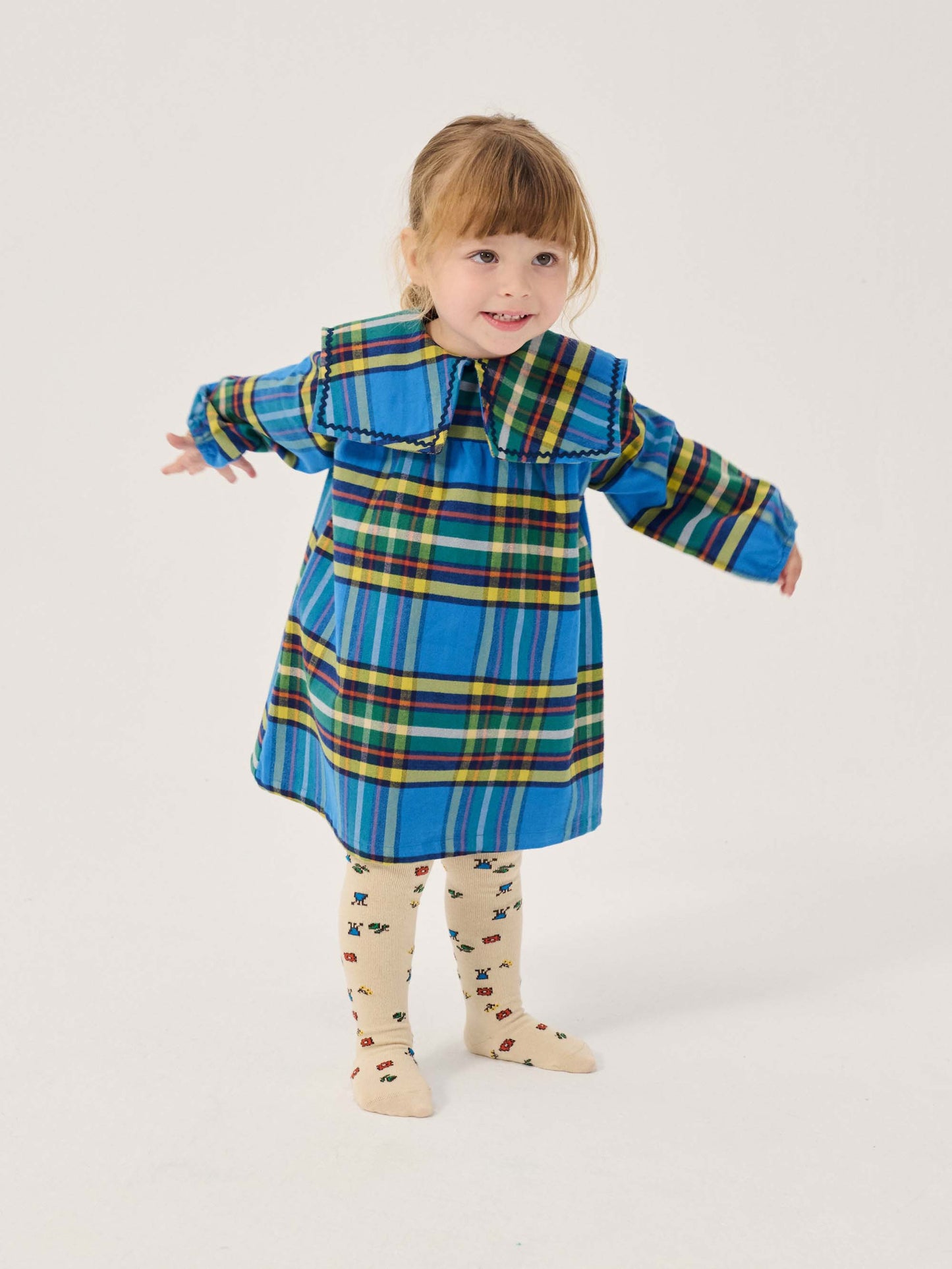 Plaid All Over Woven Dress