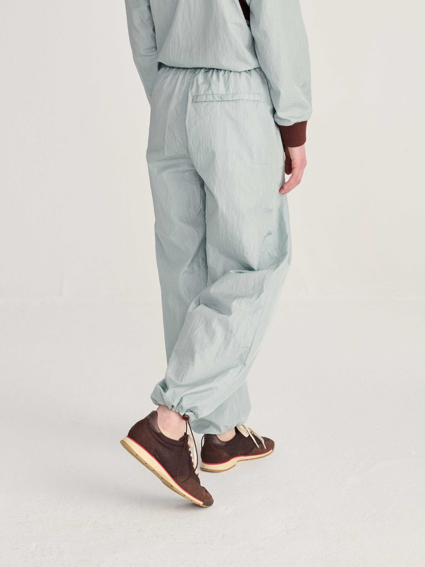 Shiny Nylon Joggers