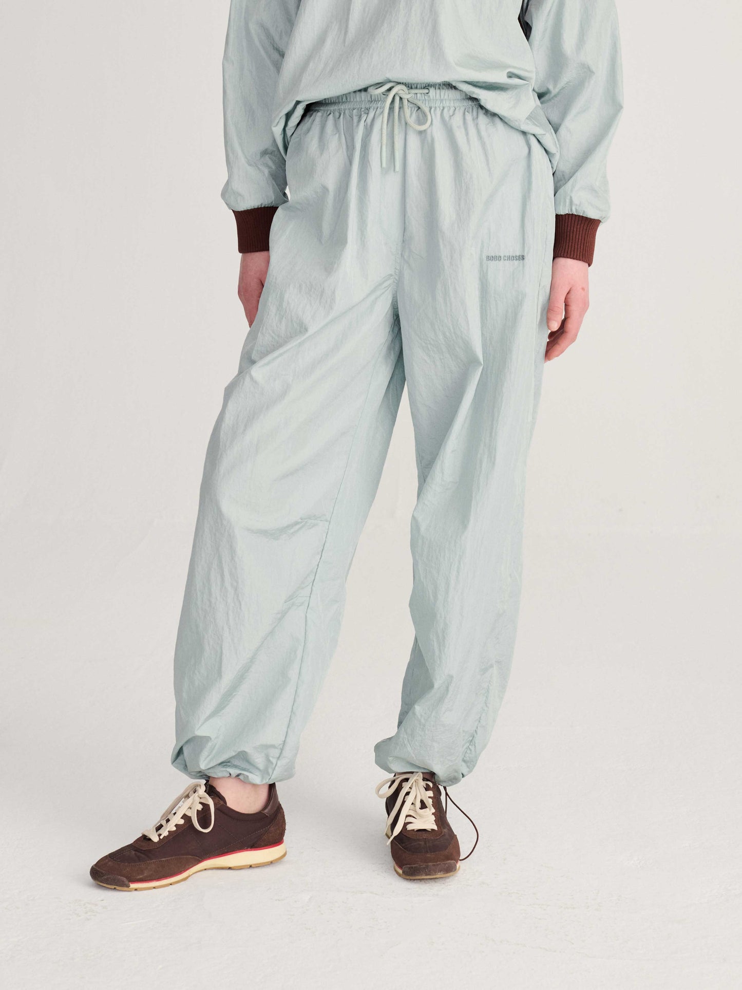 Shiny Nylon Joggers
