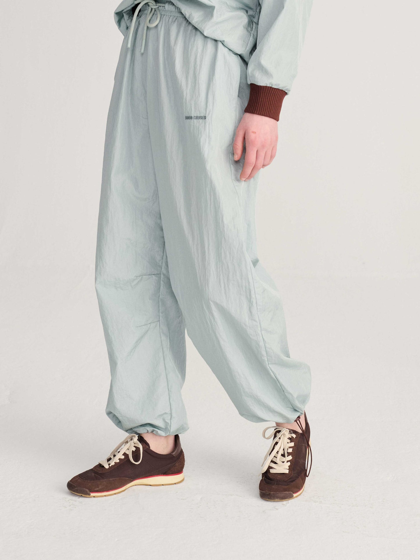 Shiny Nylon Joggers