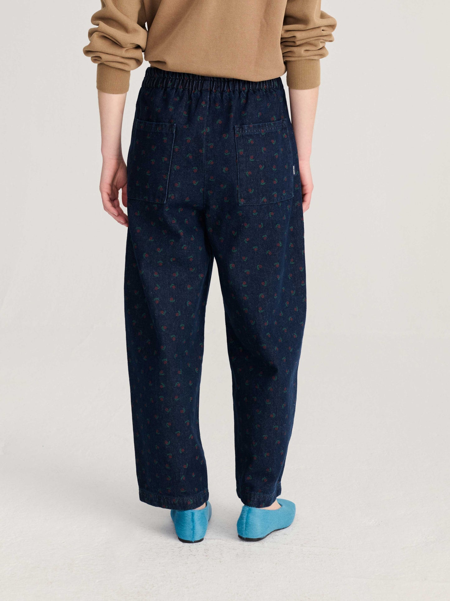 Swamp Whirl All Over Denim Cocoon Pants