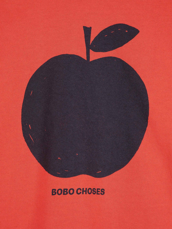 Apple Red Relaxed Sweatshirt