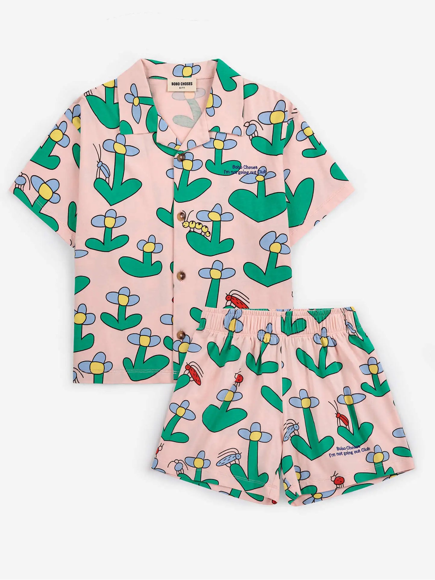 Dancing Flower All Over Loungewear Set