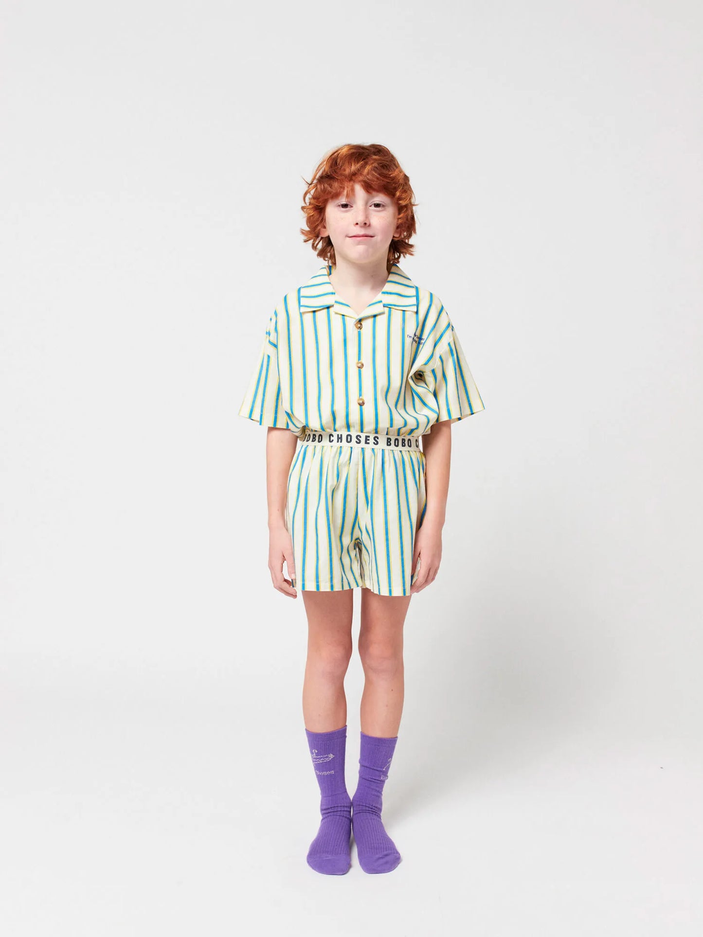 Yellow Stripes Loungewear Set