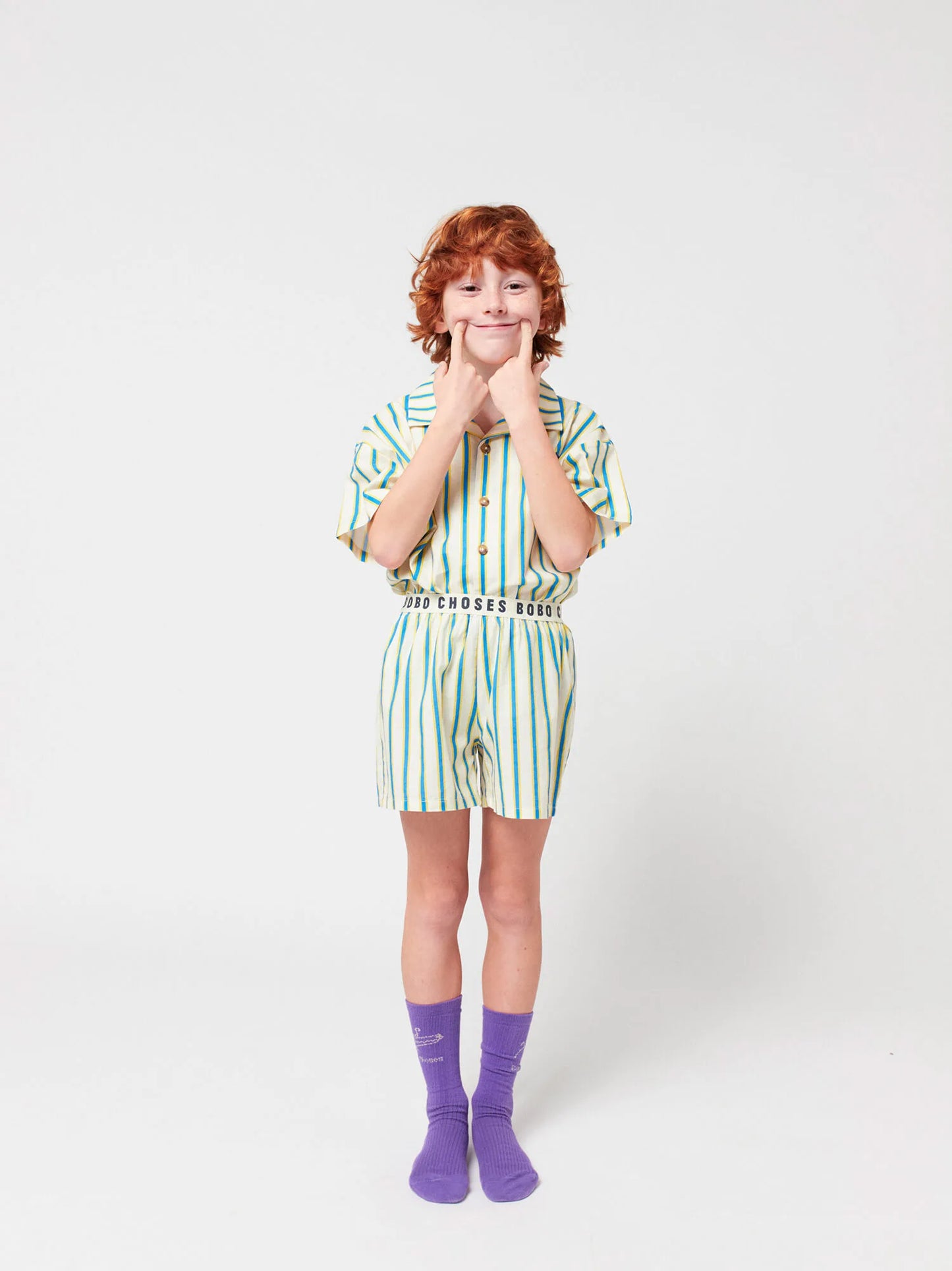 Yellow Stripes Loungewear Set