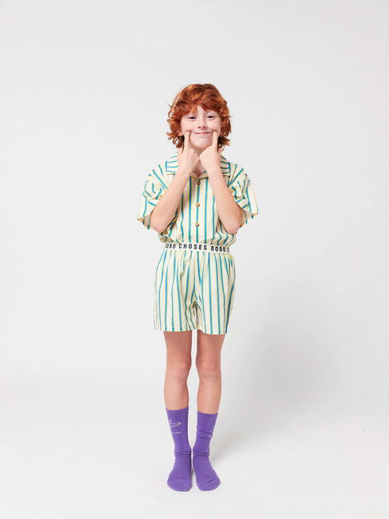 Load image into Gallery viewer, Yellow Stripes Loungewear Set
