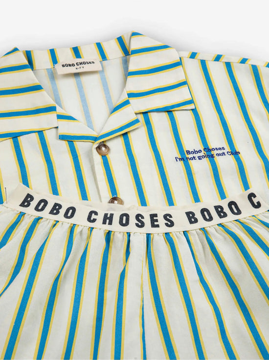 Load image into Gallery viewer, Yellow Stripes Loungewear Set
