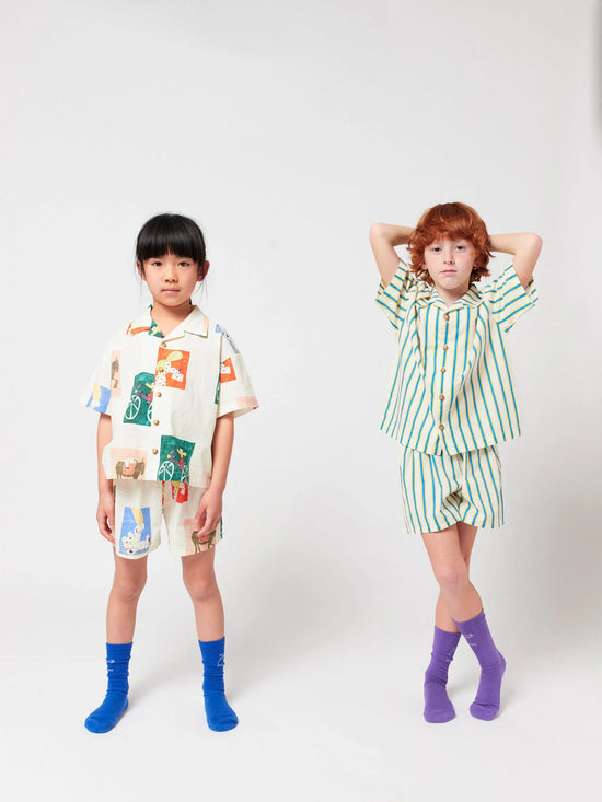 Load image into Gallery viewer, Yellow Stripes Loungewear Set
