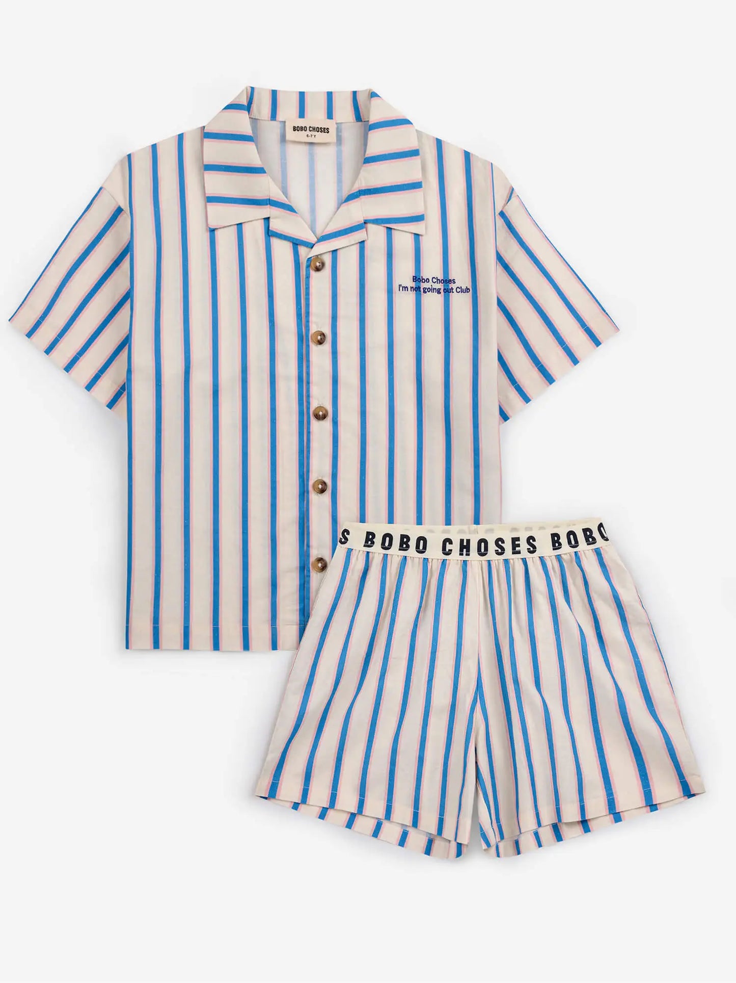 Blue Stripes Loungewear Set