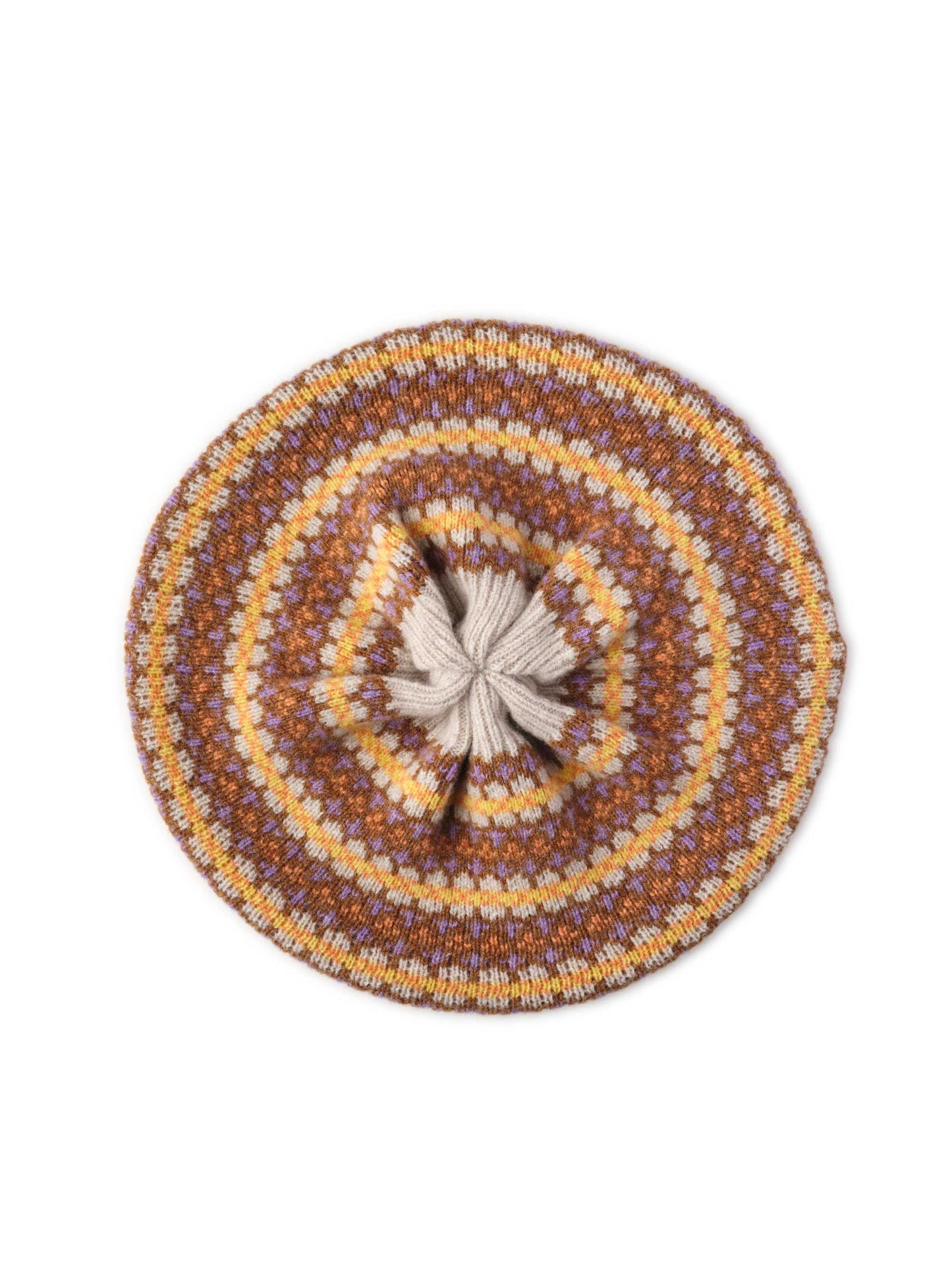 Heather Fairisle Beret