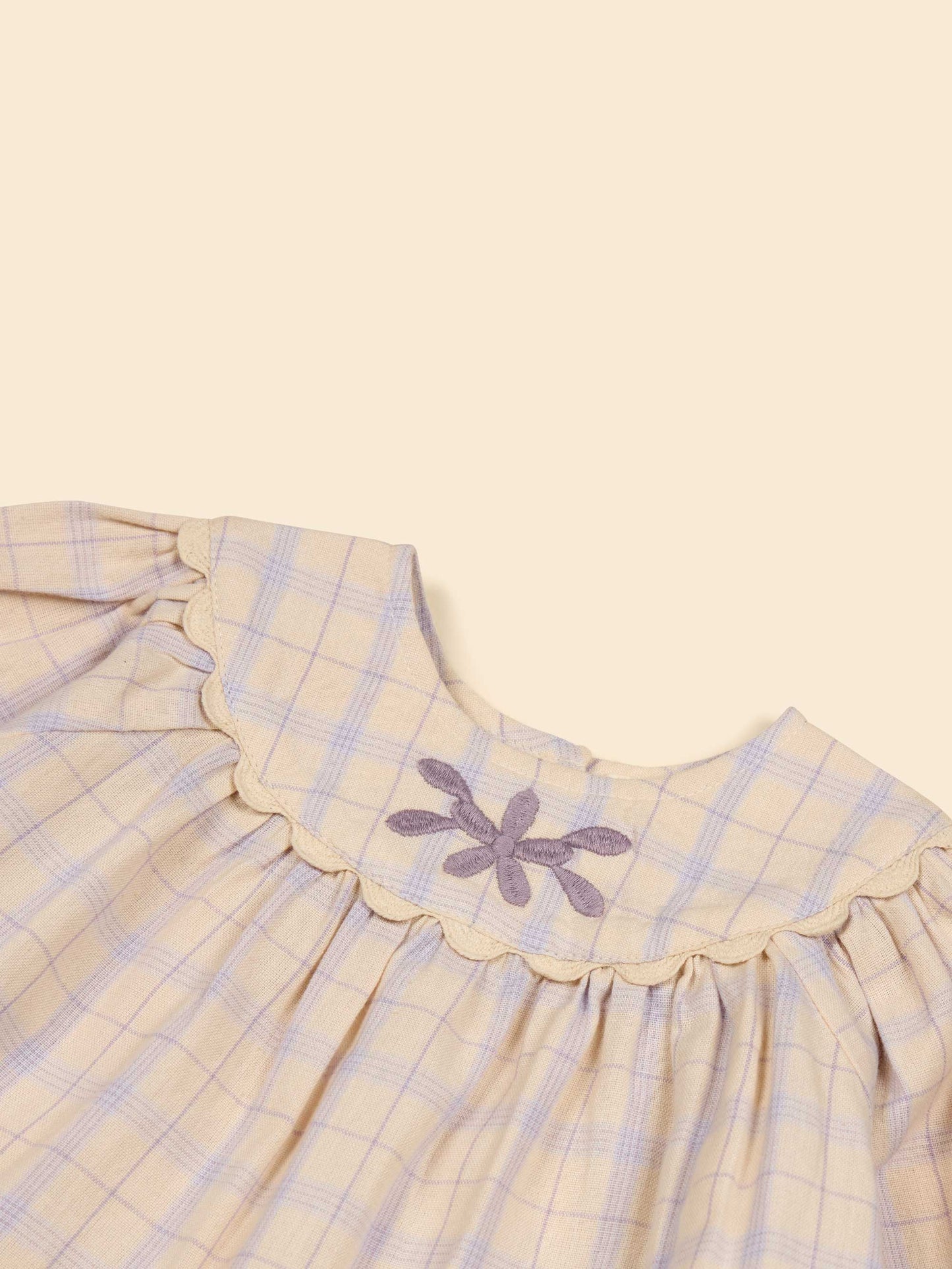 Camp Check Lola Baby Blouse