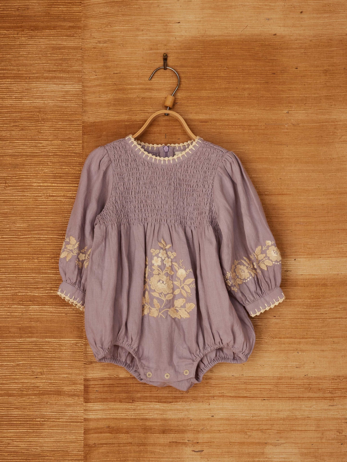 Dusky Lavender Baby Noemie Romper