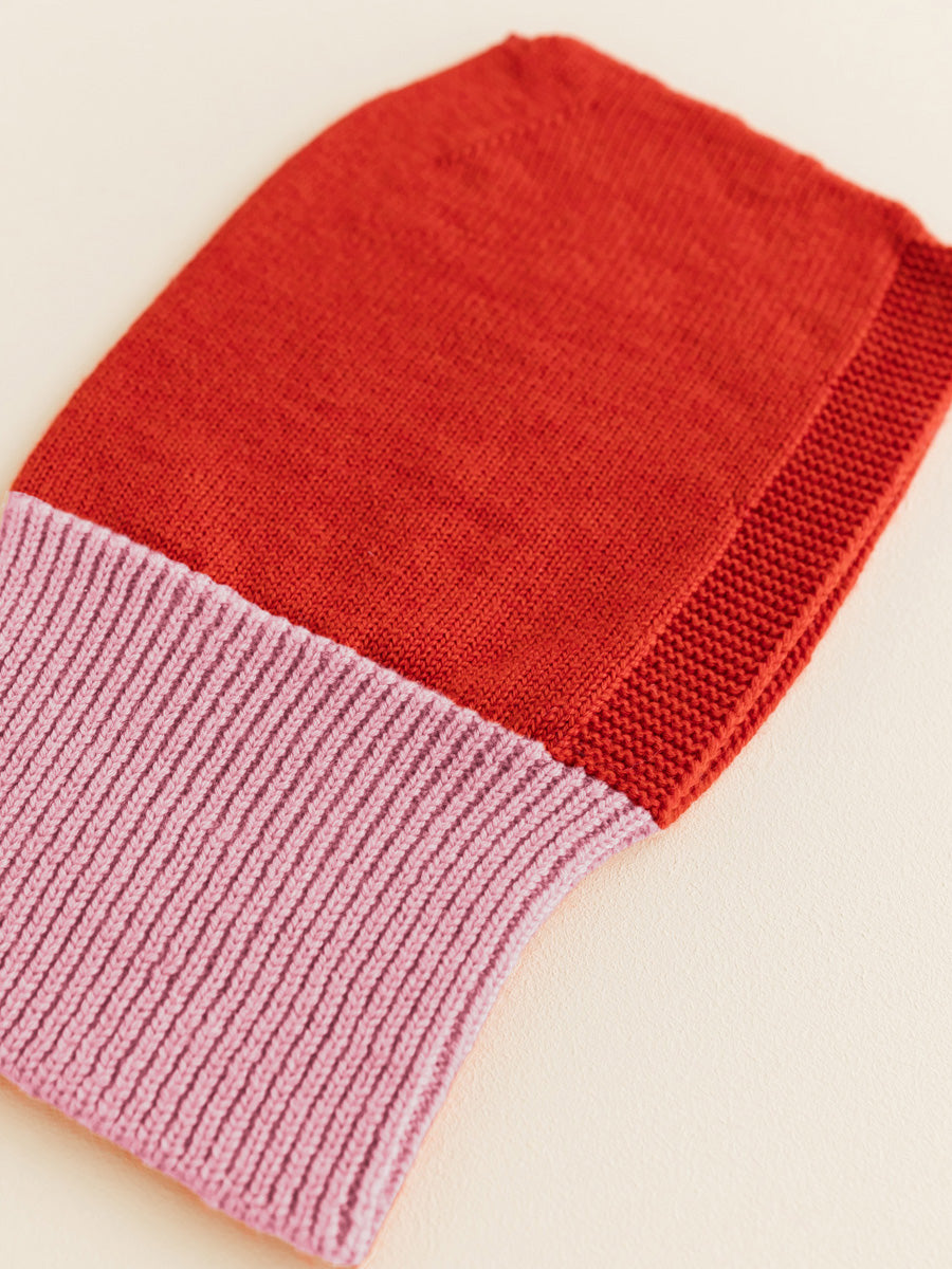 Cotton Candy & Red Eddy Balaclava