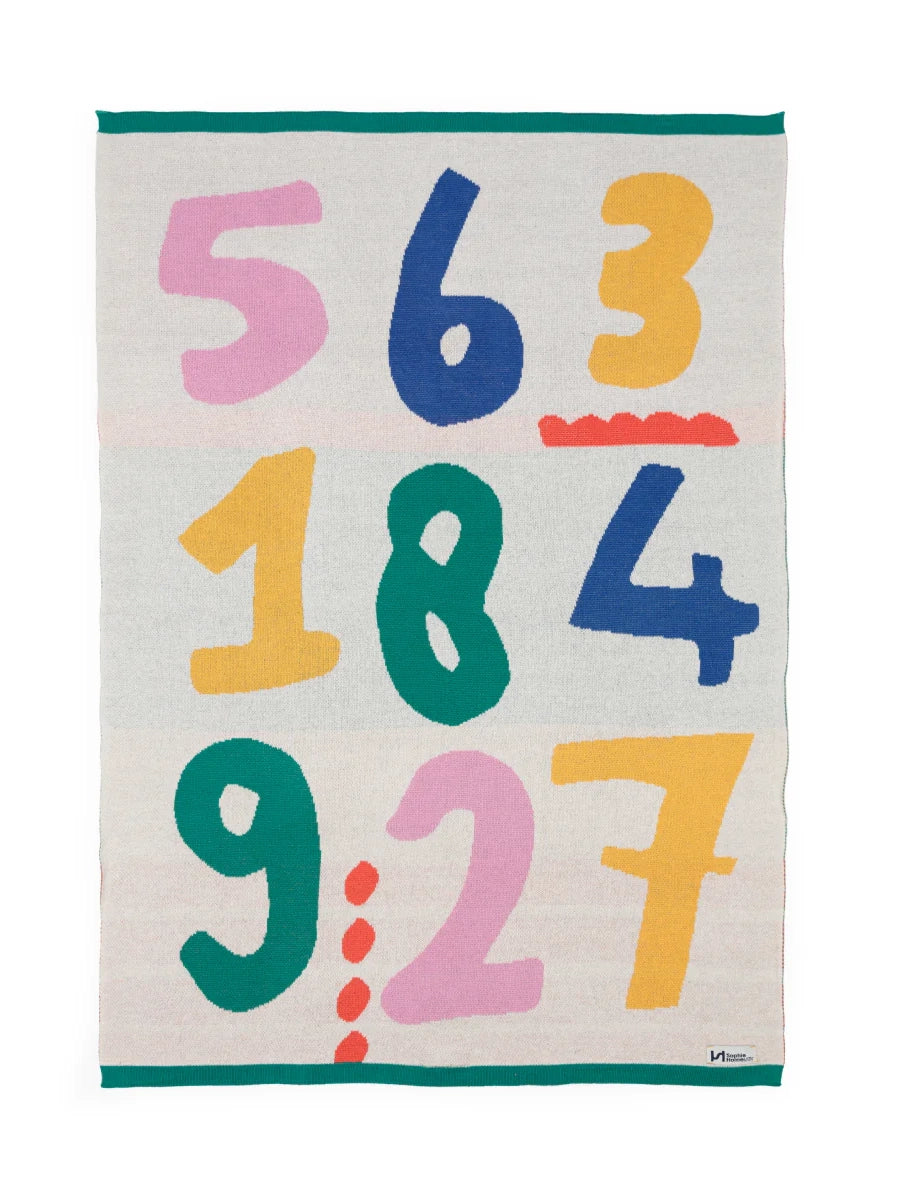 Numbers Baby Blanket