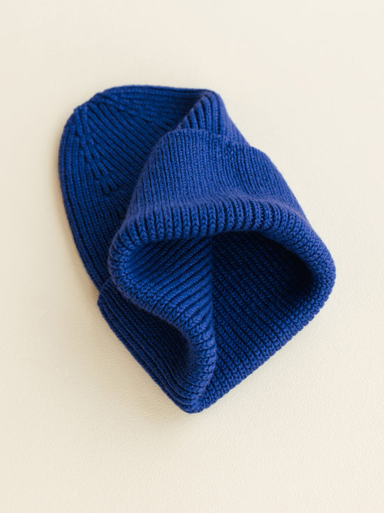 Cobalt Blue Fonzie Beanie