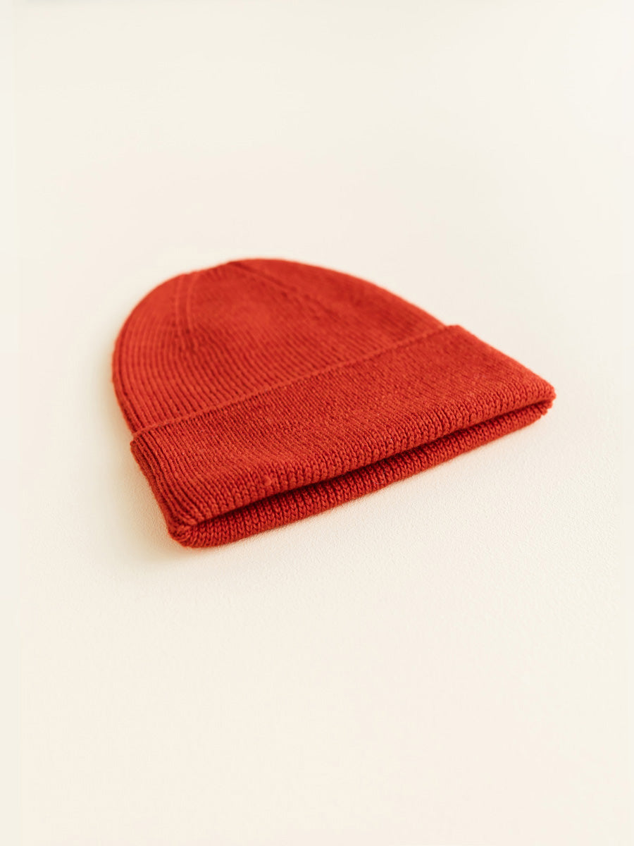 Red Fonzie Newborn Beanie