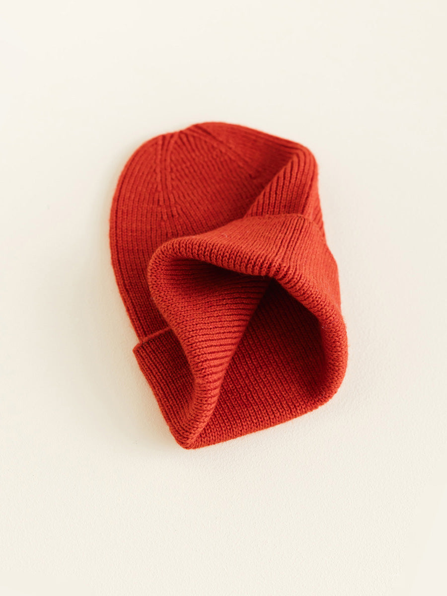 Red Fonzie Newborn Beanie